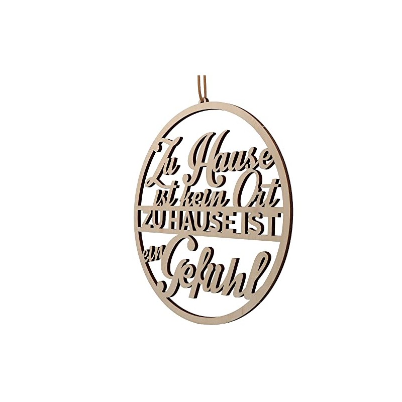 Spruchreif Premium quality 100% emotional, decorative loop, wooden decorative hanger,