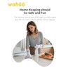 LANON 3 Pairs wahoo Nitrile Cleaning Gloves, Latex free Reusable