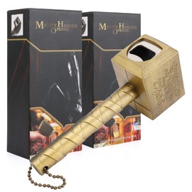 Lmaytech Upgraded Bottle Opener with Magnet, 2Pack - Beer Gifts for Men, Husband, Dad, Boyfriend (Bronze)