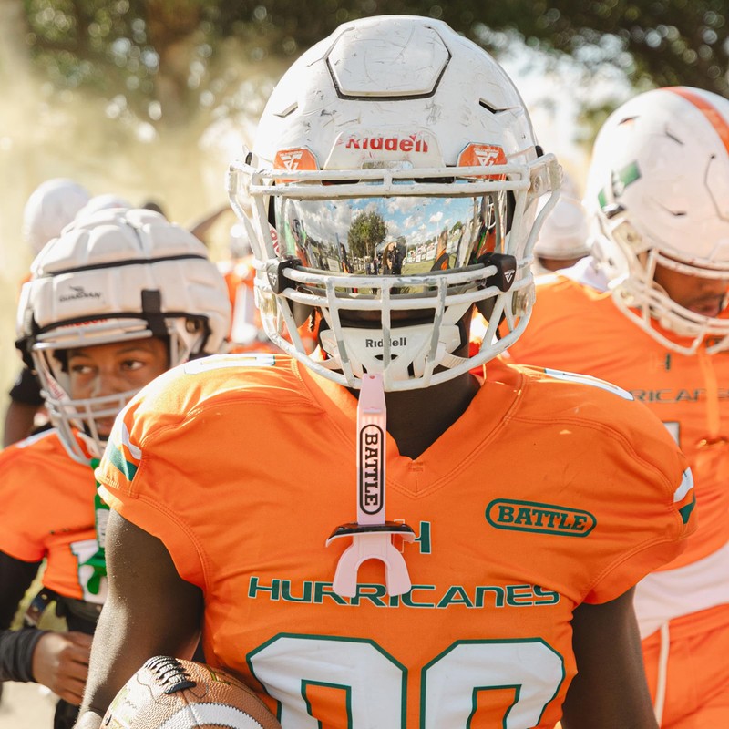 Battle Sports Speed Pro Two-Tone Mouthguard, No Boil, Braces Compatible,