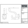 Hammer and Tongs - Square Back Hat & Coat Hook