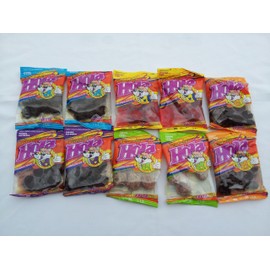 10pack Saladitos Mix - Saladulces Hola Lobito - Flavored Salted Apricot by HOLA