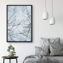 SIGNWIN Framed Canvas Wall Art Birds on Tree Canvas Prints Home Artwork Decoration for Living Room,Bedroom - 24x36 inches