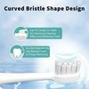 Replacement Flossing Toothbrush Heads with Covers for waterpik Sonic Fusion