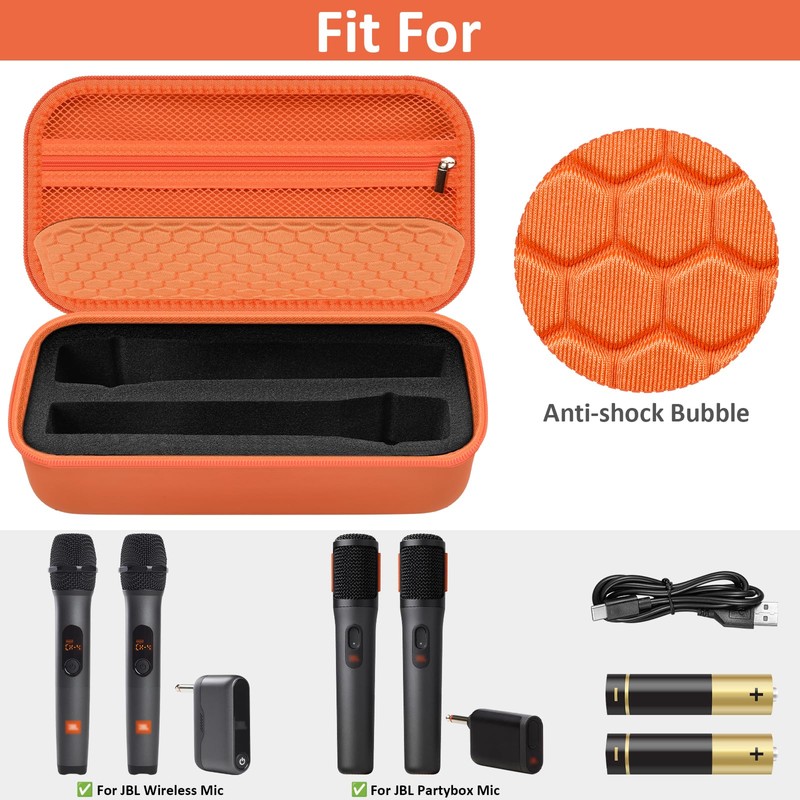 Wireless Microphone Case Compatible with JBL Wireless Two Microphone/for JBL