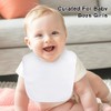 lazyrhino 8 Pack Baby Terry Bibs,Unisex for Boys and Girls,