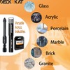 DECKRKAT 10-Piece Dry Diamond Drill Bits & TileDrill Bits -