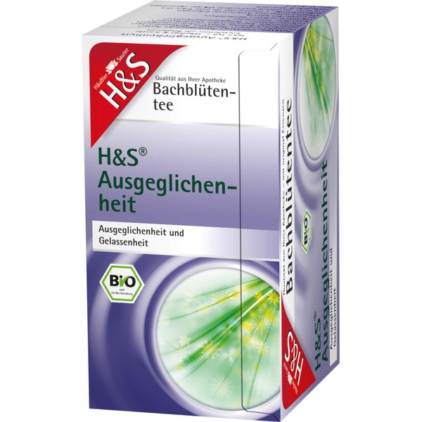 H&S Bachblütentee Ausgeglichenheit, 20 pcs. Filter bag