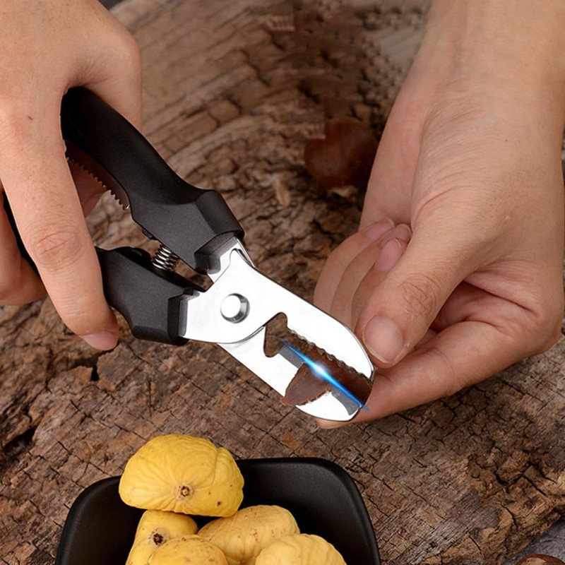 ABOOFAN Cascanueces Portátil Multifuncional de Metal y Plástico para