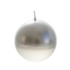 Mega Candles Unscented Silver Ball Round Ball Candle, Hand Poured Premium Wax Candles 3 Inch Diameter, Home Décor, Wedding Receptions, Baby Showers, Birthdays, Celebrations, Party Favors & More