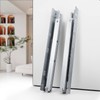 knobelite 1 Pair 18 Inch Undermount Drawer Slides, Self Soft