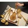 Gold Kitchen Utensils Set, Standcn 9 PCS 304 Stainless Steel