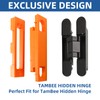 TamBee Hidden Hinge Mortiser Template Invisible Hinge Router Guide Template
