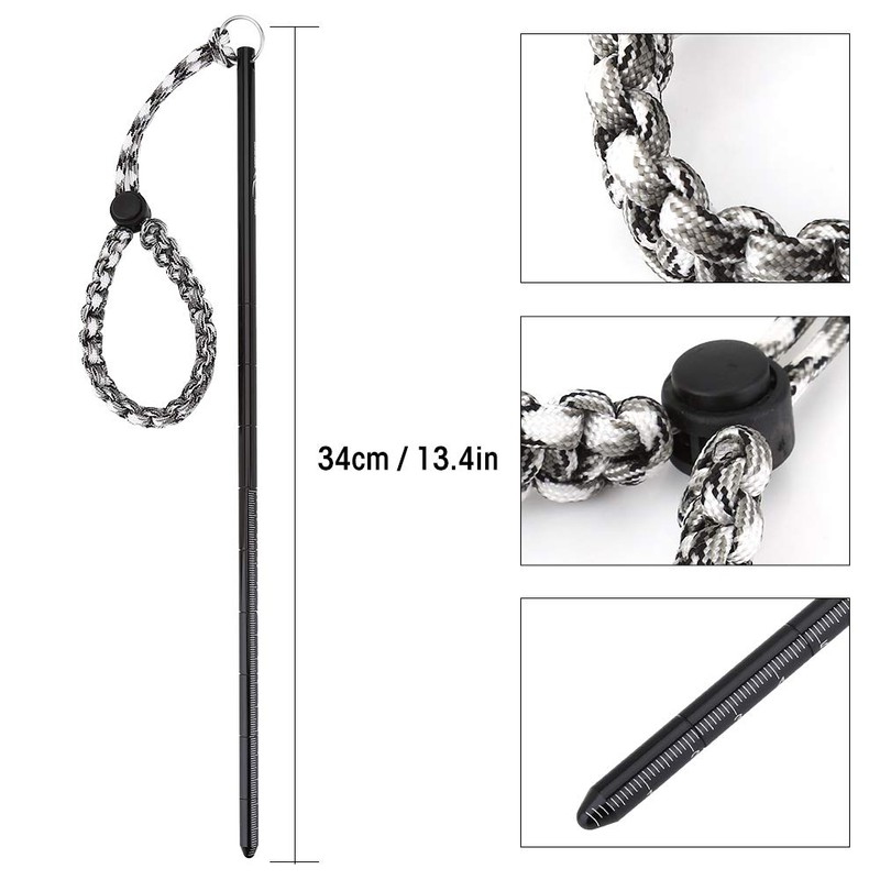Alomejor Diving Pointer Stick Aluminium Alloy Scuba Diving Noise Maker