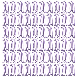 Pack of 60 penguin paper clips, cartoon animal paper clips, paper clip bookmarks, paper clips, penguin paper clips, suitable for schools and offices
