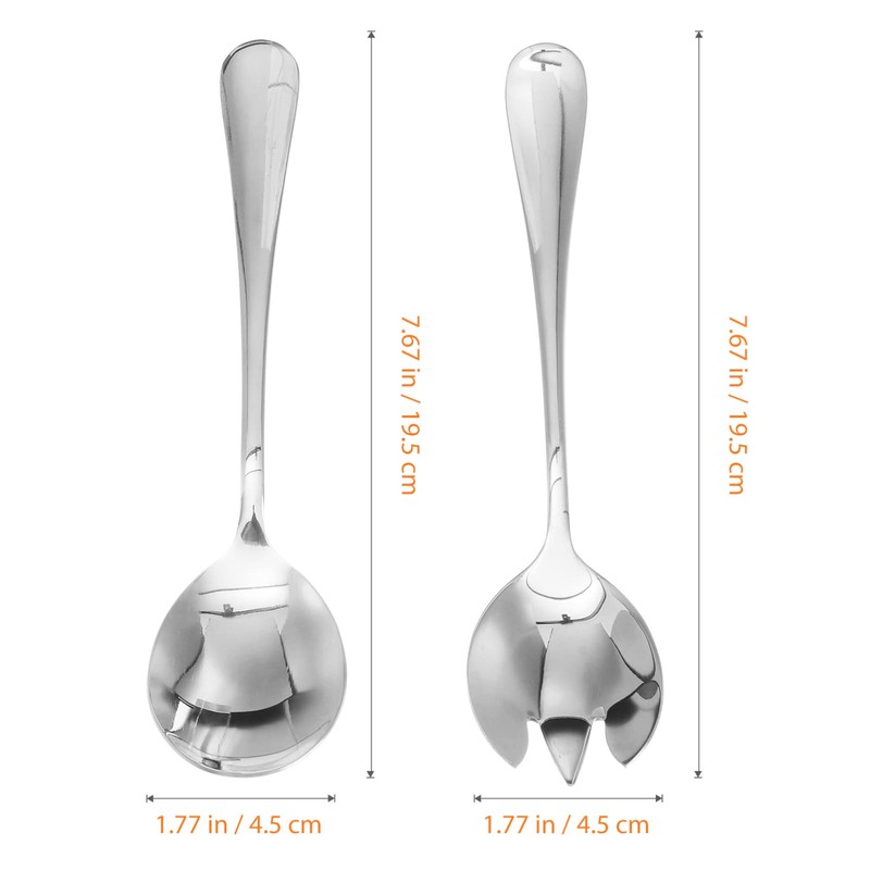 Gatuida Salad Servers, Stainless Steel Salad Serving Set, Salad Servers,