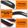 Tape On Window Visor Deflectors Compatible with 1988-1998 Chevy C