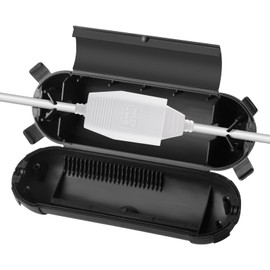 Outdoor Waterproof Junction Box, IP44 Extension Cord Safety Cover, Safety Sealing Shell, Protecting Festival Decorations, Gardens,Sstring Lights, Fountains