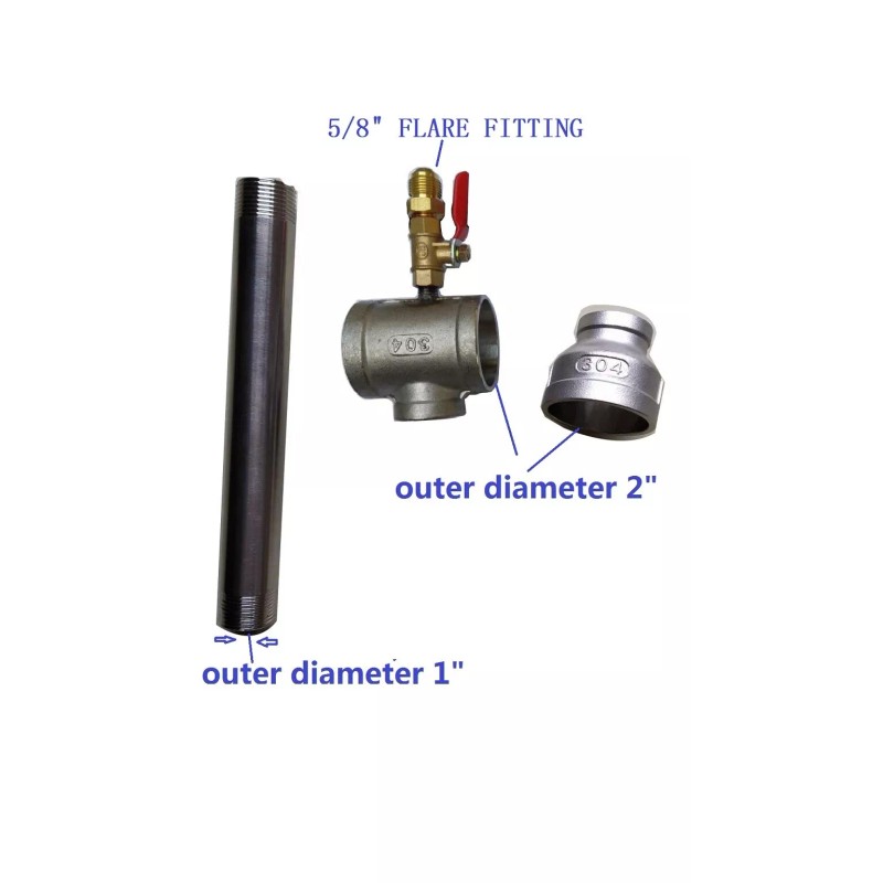 LSMIITTH Gas Forge Burner Regulator Propane Forge Gas Furnace Burner