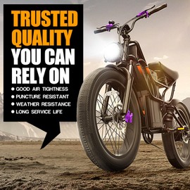 FANSPRO 2 Pack 26 Inch Fat Bike Tubes, 26x3 Heavy Duty Bicycle Tube with 2 Tire Levers, 26 x 3.0 AV 32mm Schrader Valve Premium Butyl Inner Tube for EBike, Electric/Mountain Bike