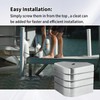 Vanshly Crest Style Corner Cap Casting Pontoon Aluminum Deck Corner