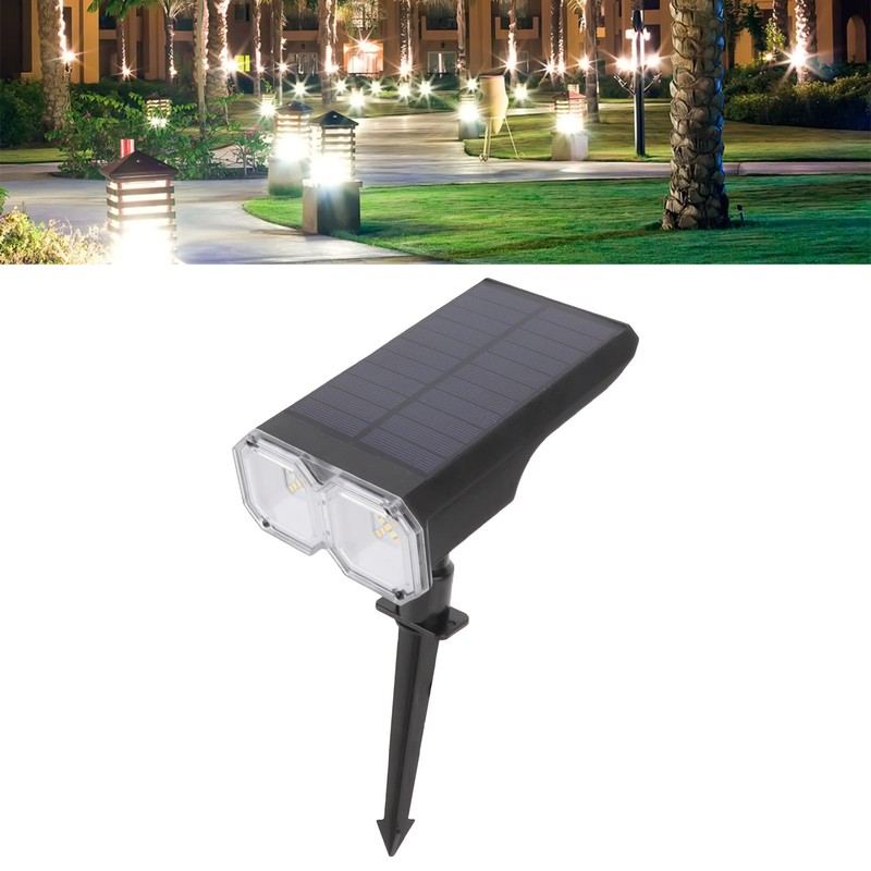 Solar Landscape Spotlights LED Outdoor IP65 Waterproof Solar Spotlight for