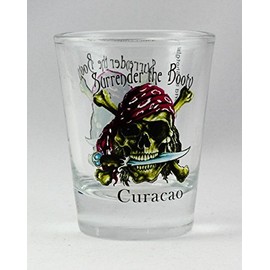 Curacao Pirate "Surrender the Booty" Shot Glass