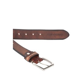 Men's Genuine Leather Belt Used Look Vintage, brown