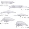 30pcs Blank Crankbaits Unpainted Fishing Lure with Tackle Box