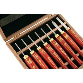 PSI Woodworking LCAN8MD 8pc Micro Detailing Chisel Set