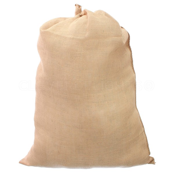 CleverDelights 30" x 40" Burlap Bags - 5 Pack - Heavy Duty Stitching