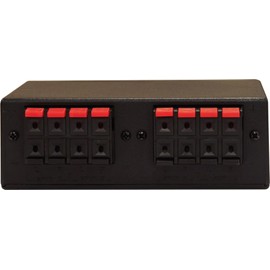 E AUDIO High Powered Stereo Audio Speaker Selector Switch for Manual Selection of Up to 3 sets of Loudspeakers 100W Max Per Channel