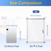 SWANCROWN Enclosed Bulletin Board Dry Erase Noticeboard Lockable Display Boards