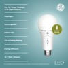 GE LED+ Battery Backup A21 LED Light Bulbs, Rechargeable Light