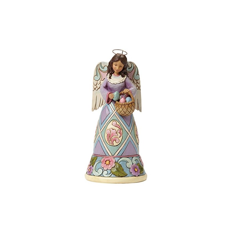 Heartwood Creek Angel with Basket and Eggs Figure