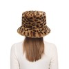 Rulala Fancy Women's Faux Fur Bucket Hats Fluffy Winter Warm
