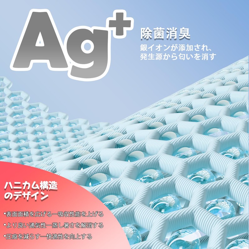 Underarm Sweat Pad, Faded Pads, Silver Ion White, 120 Pieces,