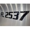 Domed 3D Boat Registration Numbers and Letters Sport Series (Black