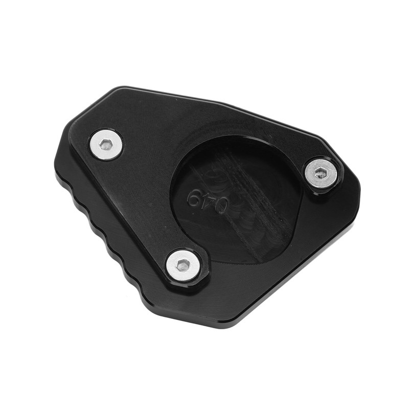 Motorcycle Kickstand Extender Pad Support Plate Aluminium Alloy Replacement for