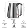 Bincoo Espresso Milk Frothing Pitcher Stainless Steel 20oz/600ML Coffee Milk
