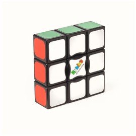 Rubik’s Cube, Edge, 3x3x1 Cube for Beginners, Single Layer Puzzle Problem-Solving STEM Toy, Problem-Solving Brain Teaser, Classic Color-Matching Puzzle, Fidget Toy for Ages 8 & Up