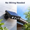 Solar Outdoor Wall Light for Garden Security – 4 LED