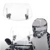 Motorcycle Adjustable Windscreen Universal Fit Wind Deflector for MT07 MT09