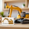 CHGCRAFT Construction Vehicles Clear Stamp Excavators Bulldozers Transparent Handicraft Stamps