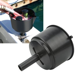 Car Oil Filter Funnel, Wide Neck Oil Filter Funnel AF15CB Car Oil Filter Funnel Metal Large Wide Neck Portable Filter Funnel for Cars Motorcycles Motorhomes SUVs Off-Road Vehicles