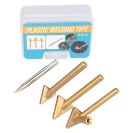 Generic 4x Replacement Tips Welder Soldering Tips,Welder Accessories, Triangular Copper Head for 80 Watt Plastic Welding,Household
