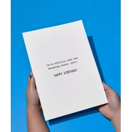 Rickell Cards Birthday Card Funny Birthday Card Nostalgic Retro MTV Happy Birthday Card 4"X6"