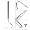 Collapsible Snake Hook Stainless Steel Extensible Snake Catcher Capture Hook