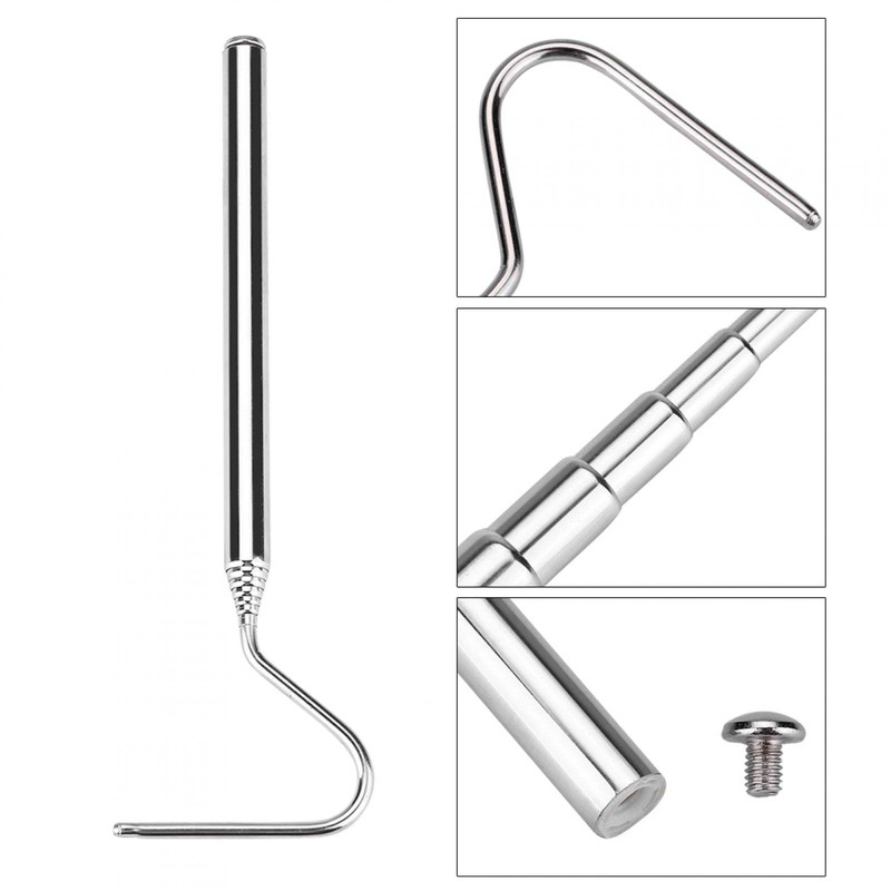 Collapsible Snake Hook Stainless Steel Extensible Snake Catcher Capture Hook