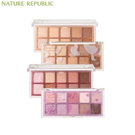 NATURE REPUBLIC Color Blossom New Mood Eye Palette 8g, Color:#1 Woody Mellow
